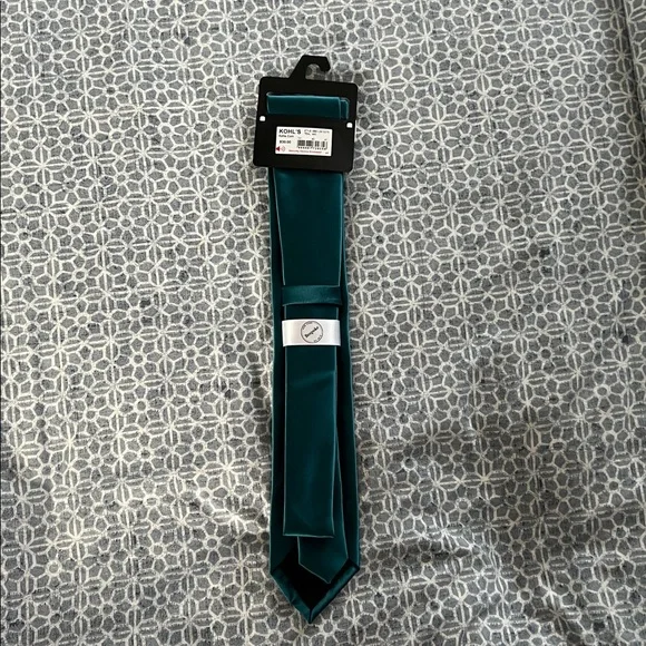 Kohl's Deep Teal Slim Tie - Picture 2 of 3